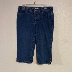 Christopher & Banks Blue Jean Capris